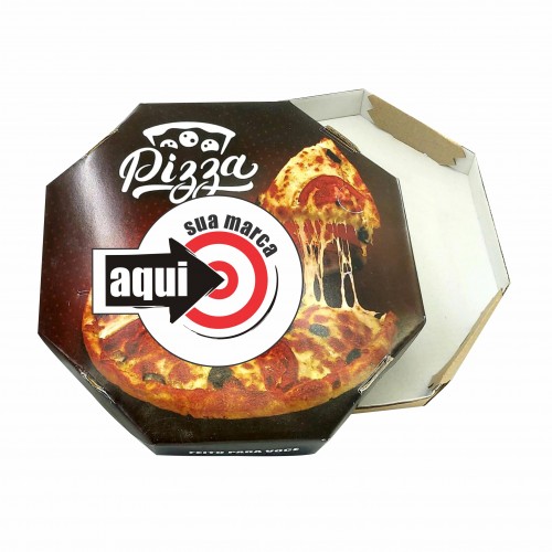 Caixa para Pizza Personalizada Broto - 25 cm - UNIDADE